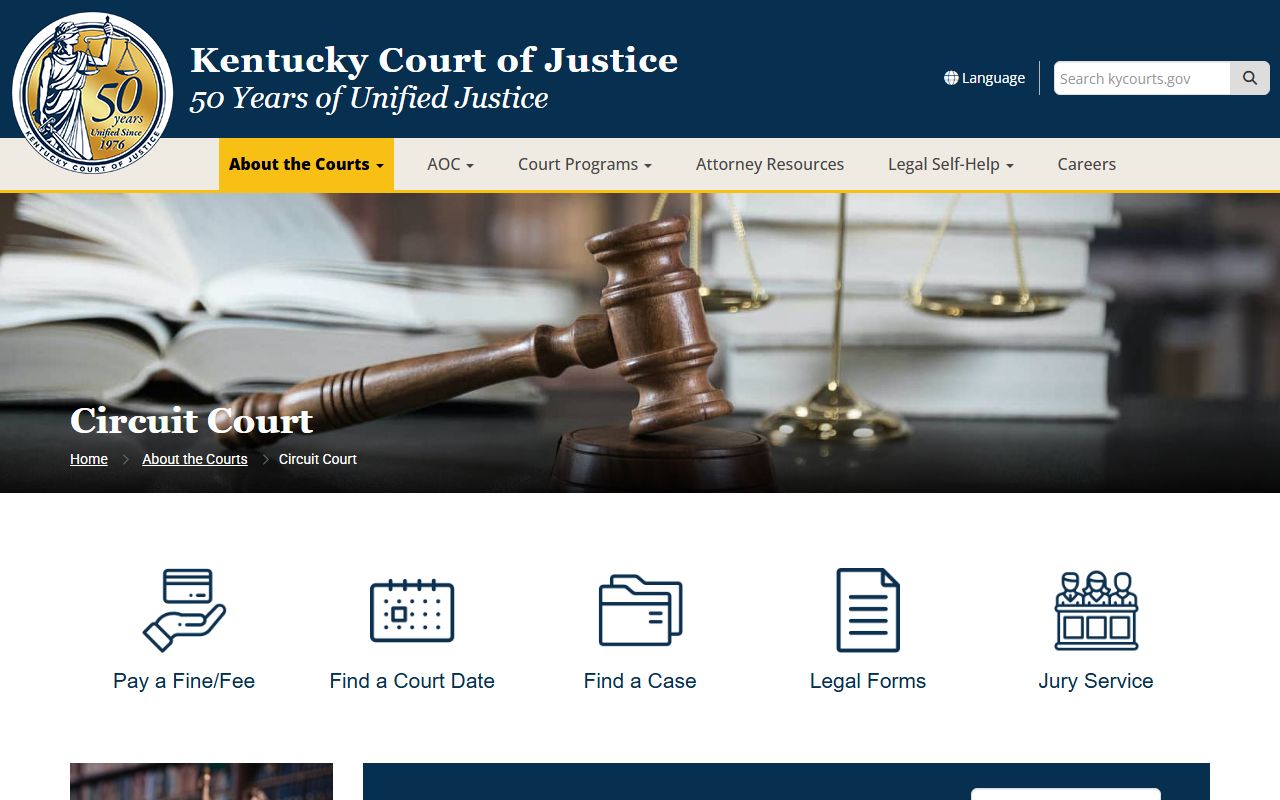 Scott County court records Circuit and Family Court jurisdiction