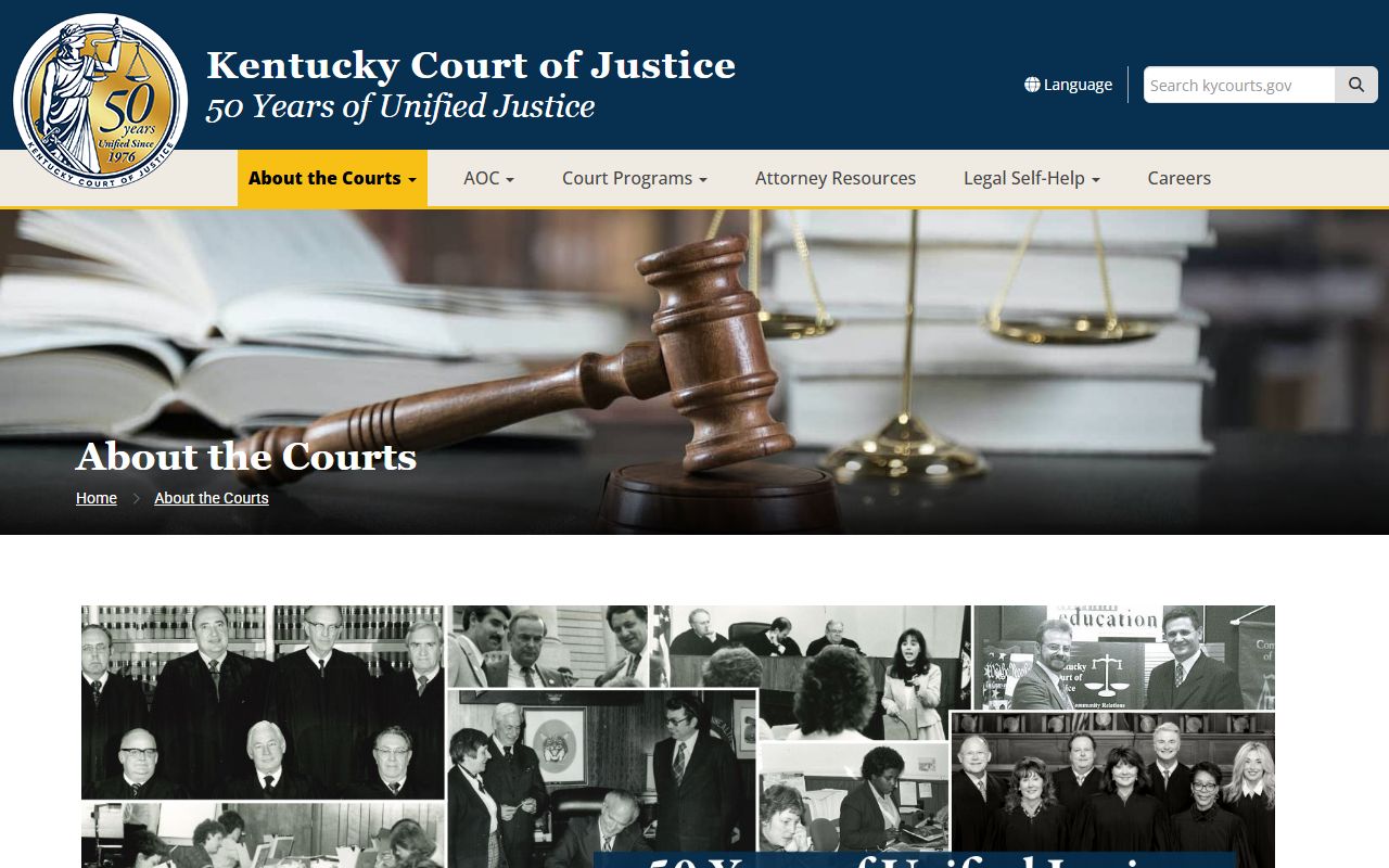 Scott County court records Kentucky court system overview