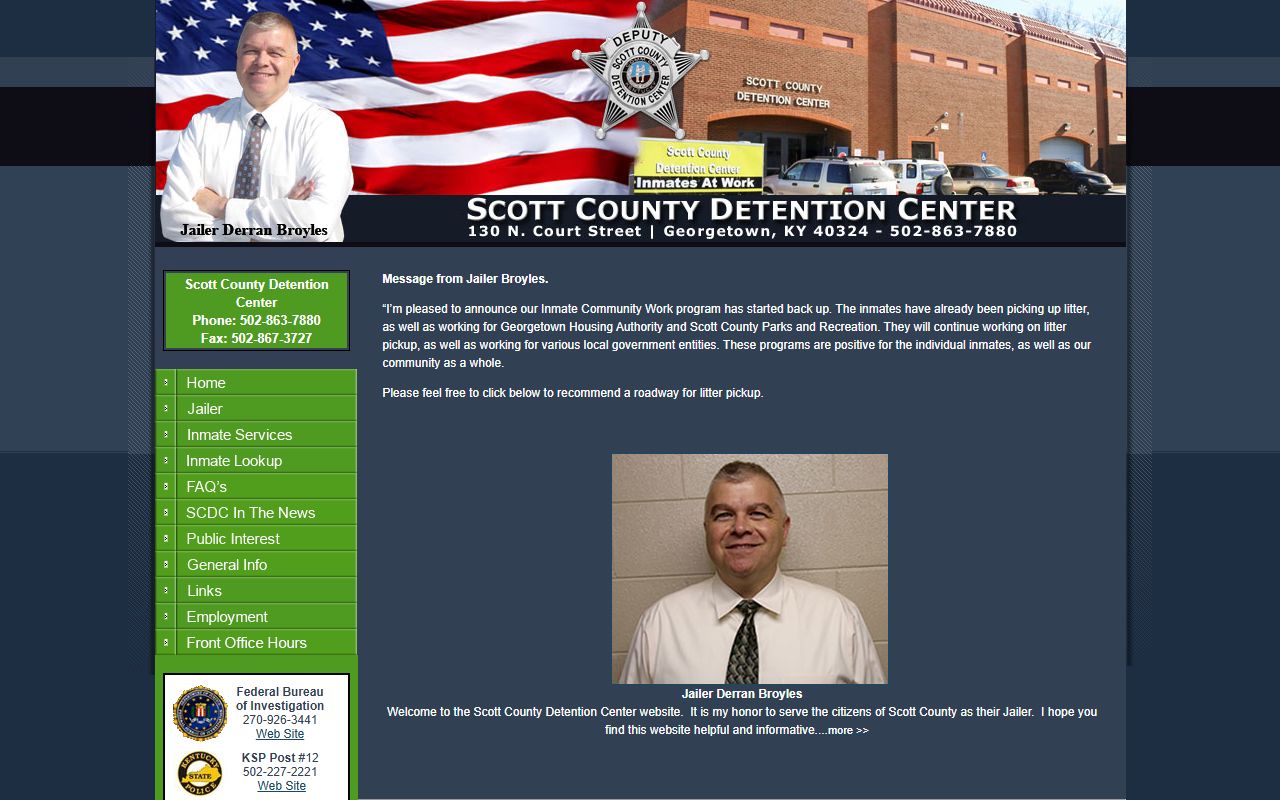 Scott County inmate records detention center